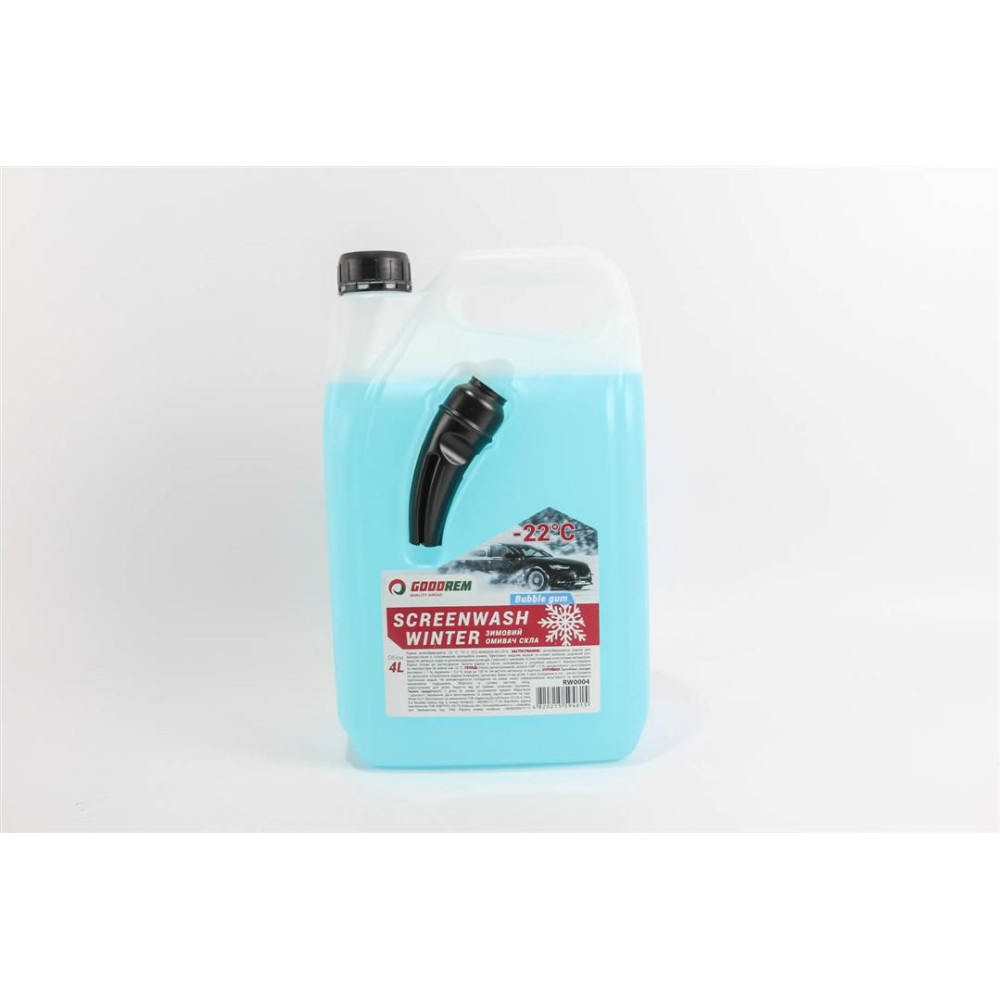 Омивач скла зимовий BubbleGum-22 (4л) GOODREM rw0004