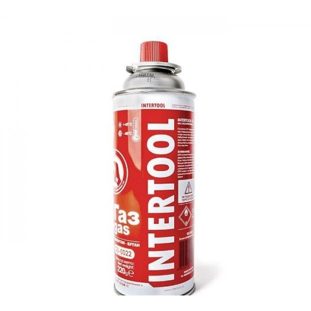 Балон газовий 220 г INTERTOOL gs0022
