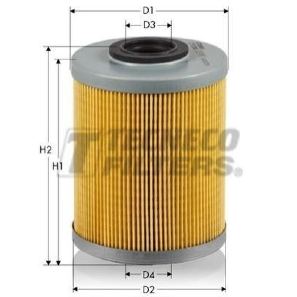 Фільтр паливний система висота 93 мм TECNECO gs0453