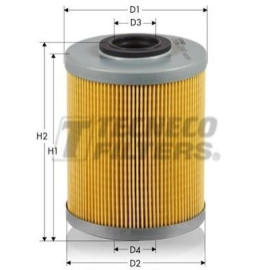 Фільтр паливний система висота 93 мм TECNECO gs0453