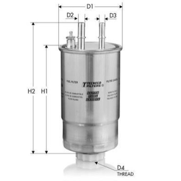 Фильтр топливный TECNECO gs2401