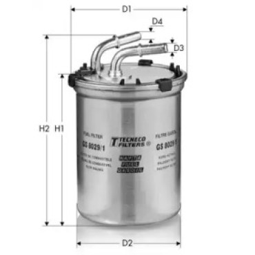 Фільтр паливний TECNECO gs80291
