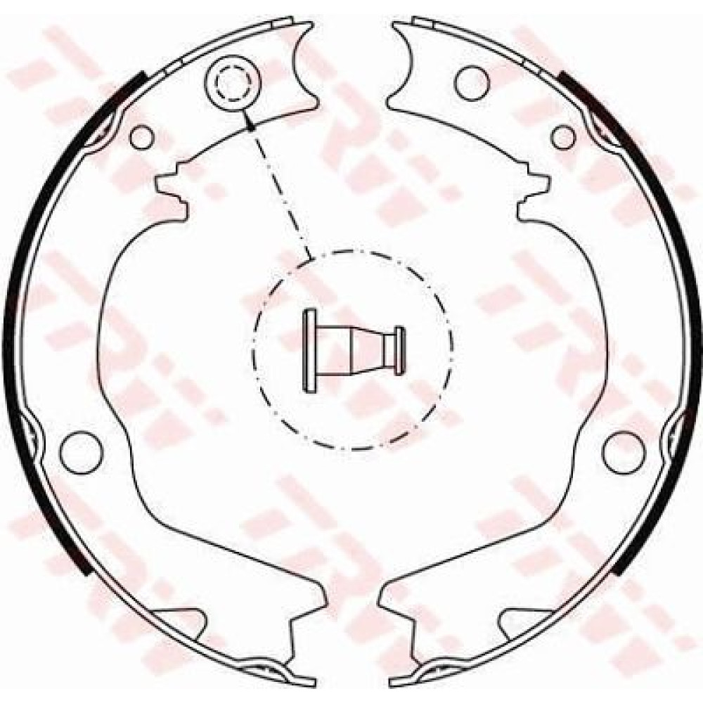 Комплект тормозных колодок TRW gs8479