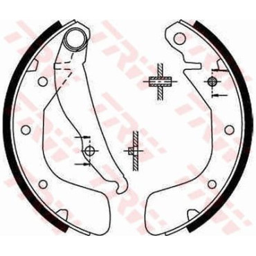 Комплект тормозных колодок TRW gs8543