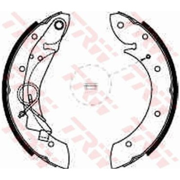 Комплект тормозных колодок TRW gs8635