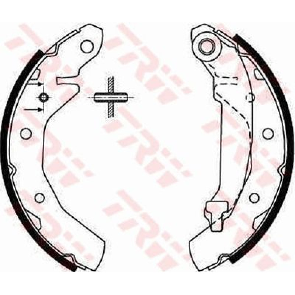 Тормозные колодки барабанные TRW gs8645