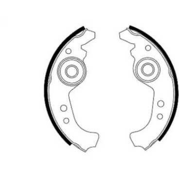 Гальмові колодки Pagid h1055