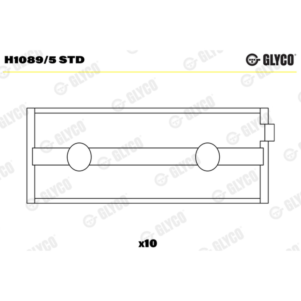 Комплект вкладишів двигуна Glyco h1089/5std