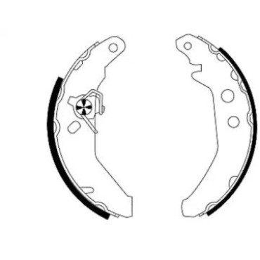 Тормозные колодки Pagid h8560