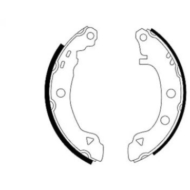 Тормозные колодки Pagid h8580