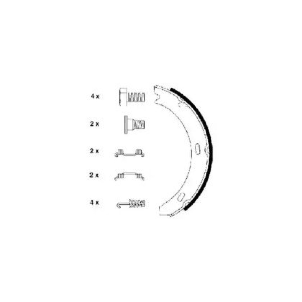 Тормозные колодки Pagid h8740