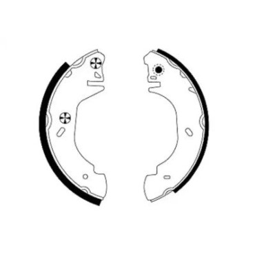 Гальмівні колодки барабанні Pagid h8930