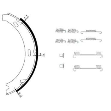 Тормозные колодки Pagid h9435