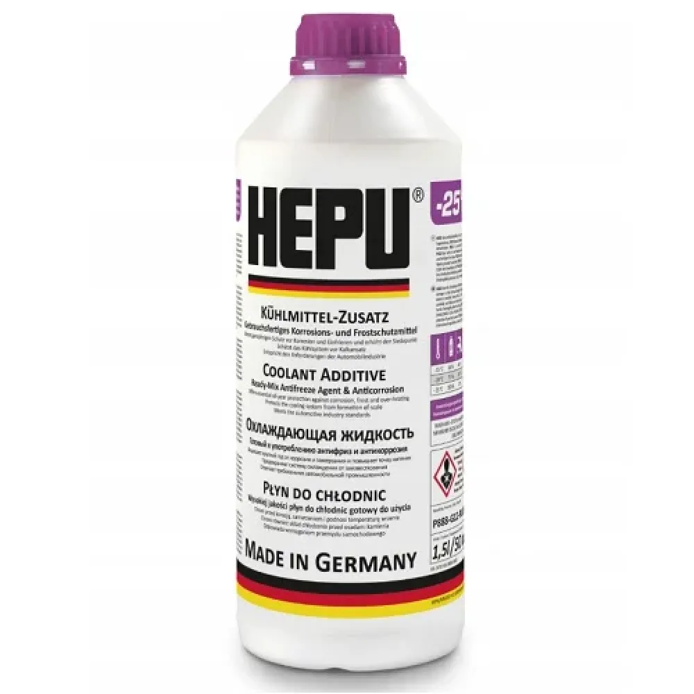 Антифриз G12+ 1,5л Hepu p888g12plus