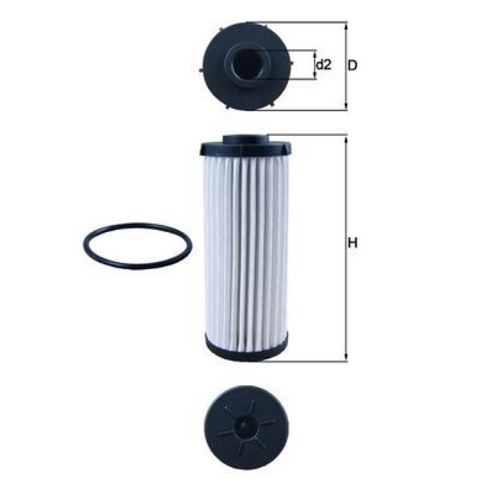 Фильтр АКПП MAHLE hx139d