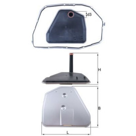 Фільтр АКПП MAHLE hx164d1