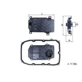 Фільтр АКПП MAHLE hx187kit
