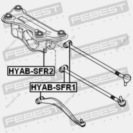 Сайлентблок заднего рычага Febest hyabsfr1