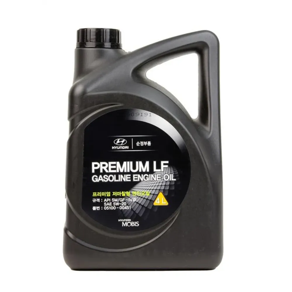 Олива моторна Hyundai/Kia Premium LF Gasoline 5W-20, 4л. HYUNDAI / KIA 0510000451