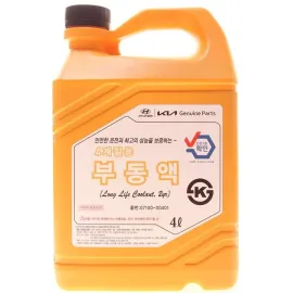 Антифриз-концентрат Hyundai/Kia Long Life Coolant, 4л. червоний HYUNDAI / KIA 0710000401