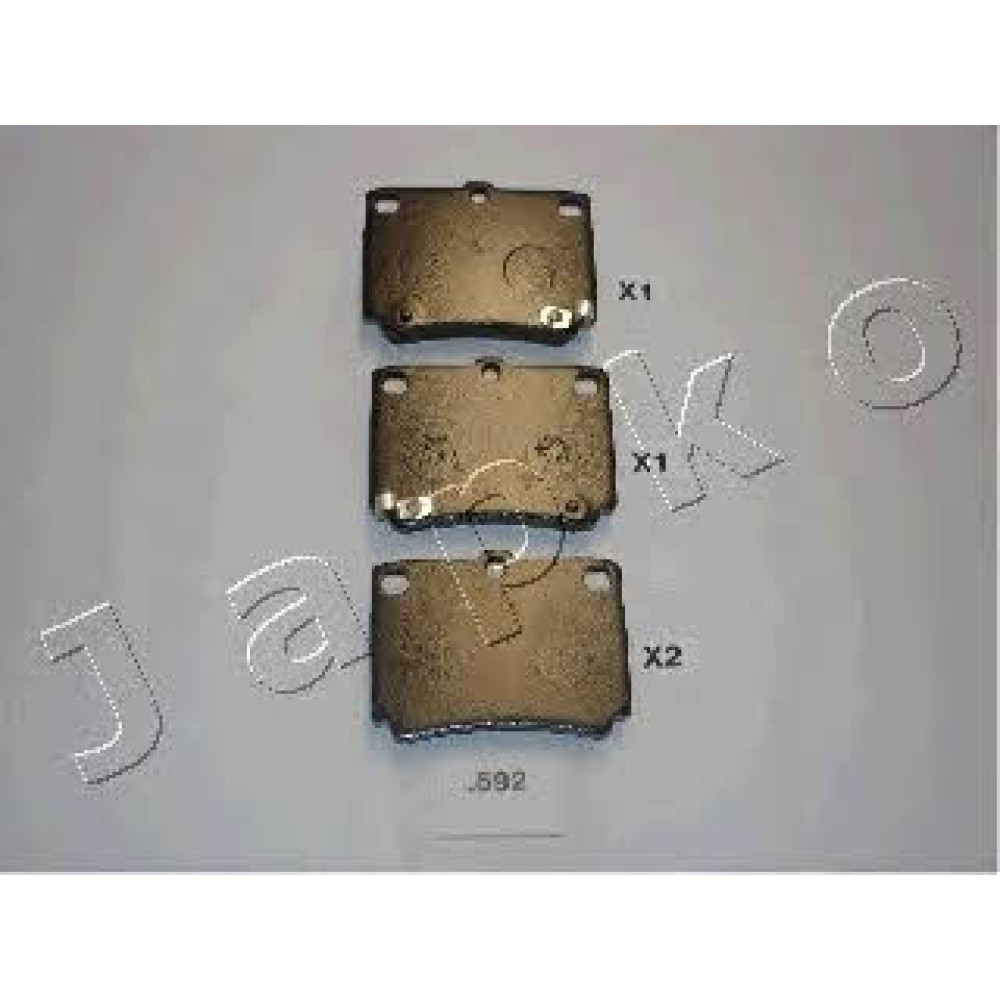 Гальмівні колодки JAPKO 51592