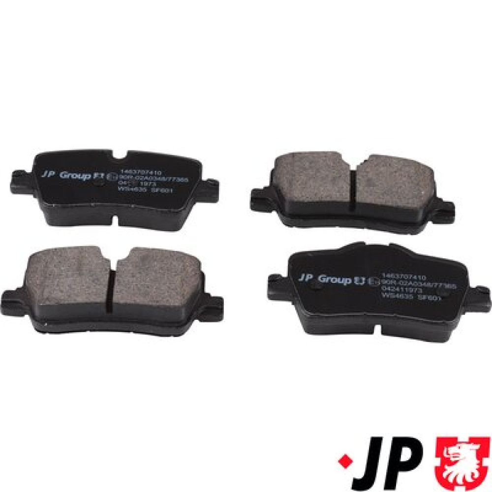 Тормозные колодки задние JP GROUP 1463707410
