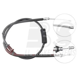 Трос ручного гальма зад. Punto 93-00 Л. ABS k10537