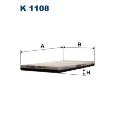 Фільтр салону FILTRON k1108