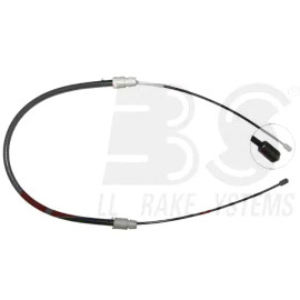 Трос ручного гальма зад. A-Series (W168) після 10.99 Л. (503/1056) ABS k19616