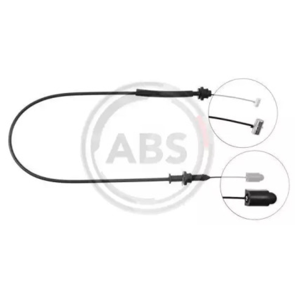 Трос газу Logan 04-/Sandero 1.4/1.6 i 08- (953/687) ABS k37240