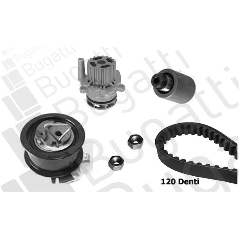 Комплект ГРМ + помпа BUGATTI kbu10380c