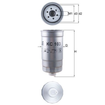 Фільтр палива MAHLE kc103