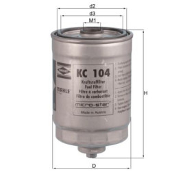 MAHLE kc104 Фильтр топлива MAHLE kc104