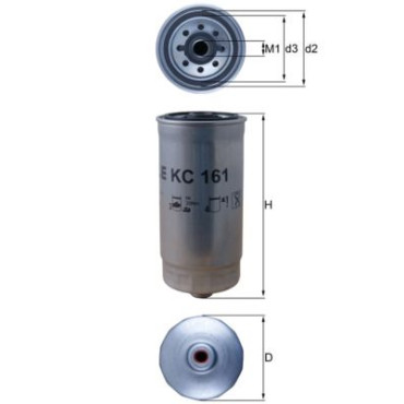 Фильтр топлива MAHLE kc161