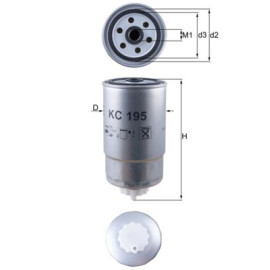 MAHLE kc195 Фильтр топливный MAHLE kc195