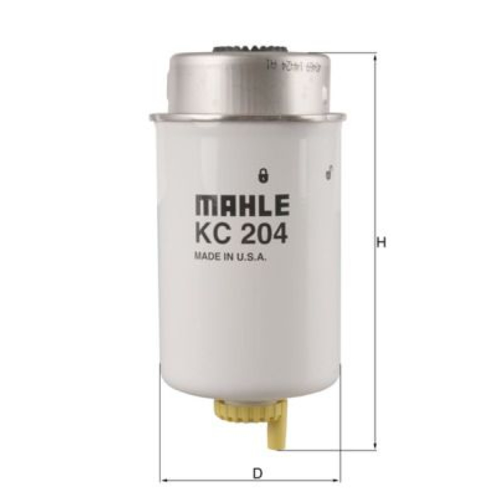 Фільтр палива MAHLE kc204