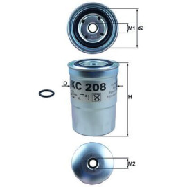 Фільтр паливний MAHLE kc208