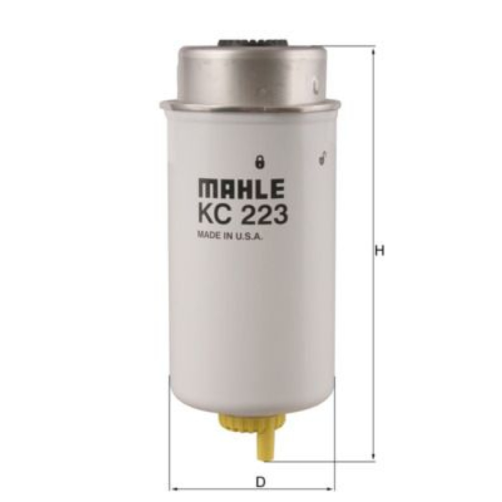 Фільтр паливний MAHLE kc223