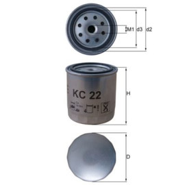 Фільтр паливний MAHLE / KNECHT kc22