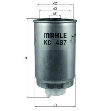 Фільтр паливний MAHLE kc487