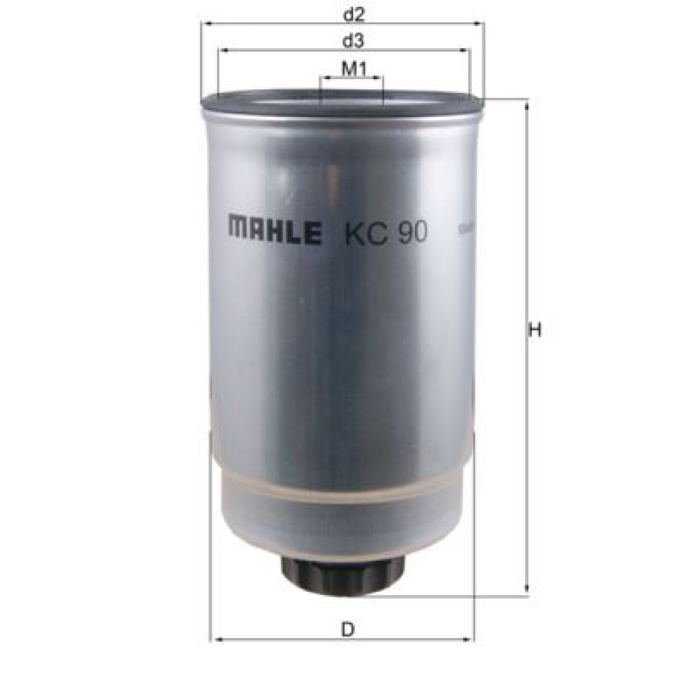 Фільтр палива MAHLE kc90