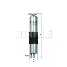 Фільтр паливний MAHLE / KNECHT kl149