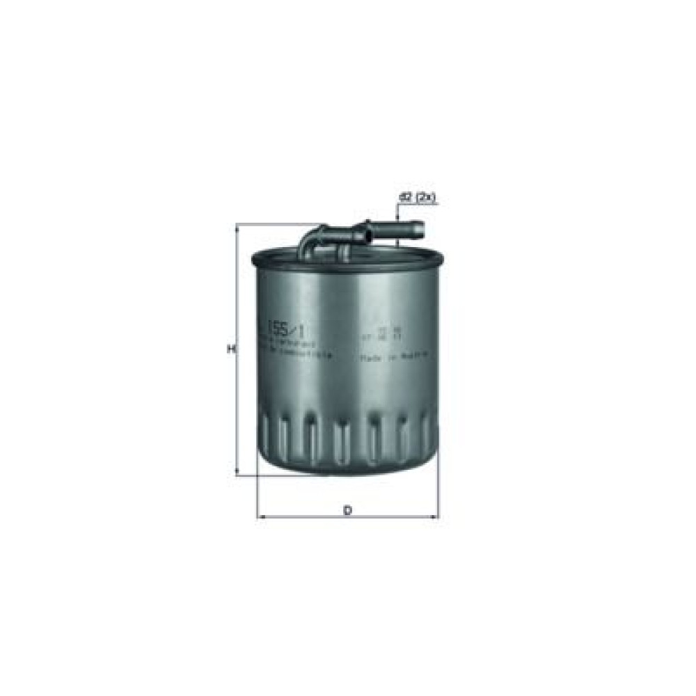 Фільтр паливний MAHLE kl155/1