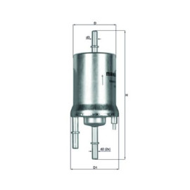Фільтр паливний MAHLE kl156/1