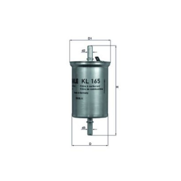 Фильтр топливный MAHLE kl165