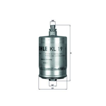 Фільтр паливний MAHLE kl19