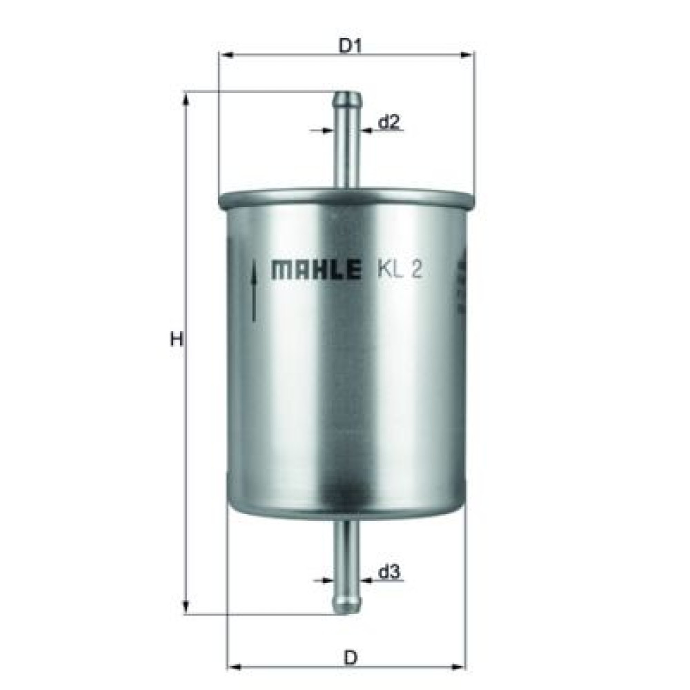 Фільтр паливний MAHLE / KNECHT kl2