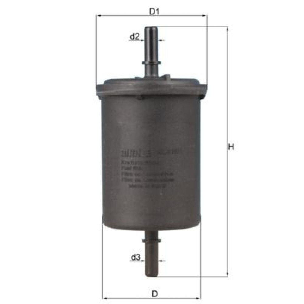 Фільтр паливний бензин MAHLE kl416/1