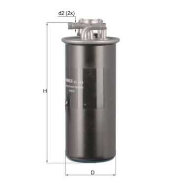 Фильтр топливный MAHLE kl454