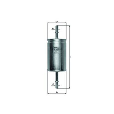 Фільтр паливний MAHLE kl559